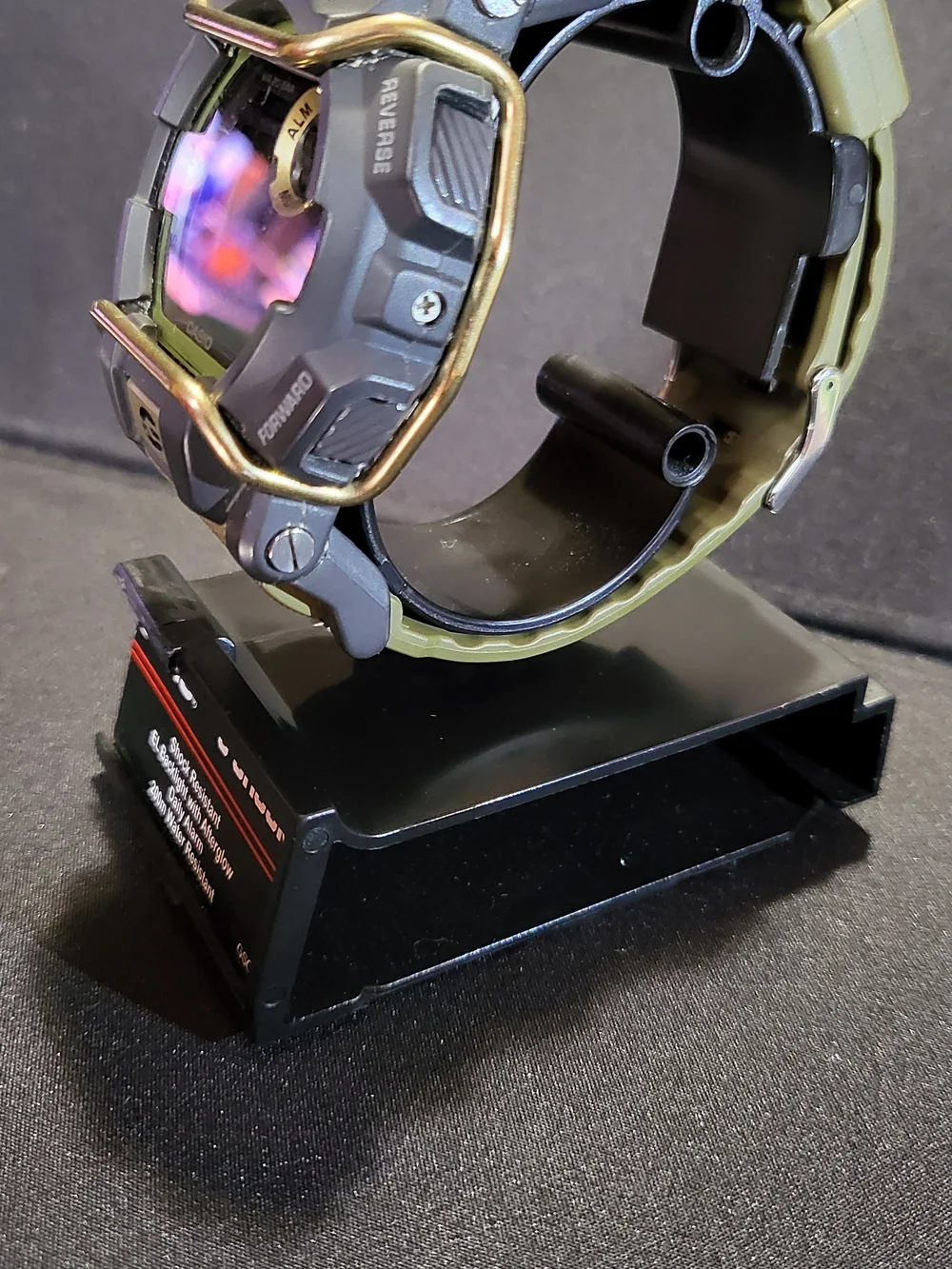 Casio G-Shock GD-400 Digital Sport Watch - Olive Green & Gold